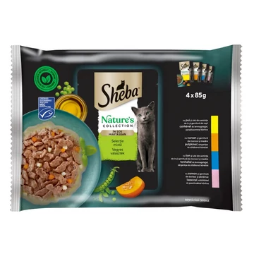 SHEBA alutasak 4 -pack Natures mix 4x85gr Multipack