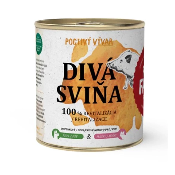 Macskaleves macskáknak vaddisznóból